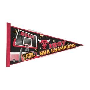 1996 Chicago Bulls NBA Finals 30x12 Felt Pennant Michael Jordan 90s Vintage
